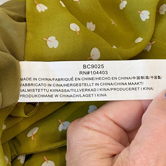 J.O.A. Strappy floral dot Jumpsuit Romper Green White 33598 - Picture 10 of 12